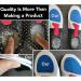 Orthopedic Gel Insoles for Men & Women - Eva Memory Foam Comfort for Flat Feet & Plantar Fasciitis Relief - Buy Online on GoSupps.com