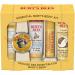 Burt's Bees Gift Set, 5 Essential Prodcuts, Deep Cleansing Cream, Hand Salve, Body Lotion, Foot Cream & Lip Balm, Travel Size Essentials Everyday Beauty Gift