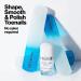 Revlon Bacteria Shield Glass Foot Buffer - Exfoliates, Smoothes Skin, Self-Clean, Recyclable - Buy Online on GoSupps.com