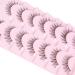 Eyelashes Wispy Natural False Lashes 3D C Curl Eye Lashes Clear Band Short Russian Strip Lashes that Look Like Extensions Reusable Fake Eyelashes Asian Fake Lashes Pack by Goddvenus short lashes - Buy Online on GoSupps.com