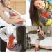 WARMTUYO Foot Warmer Hot Water Bottle 2L with Plush Cover - Pain Relief for Men and Women - Anti-Slip Sole - Grey - Buy Online on GoSupps.com