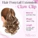 SILK-CO 11 Short Curly Ponytail Extension | Clip-in Hair Piece for Women | Natural Blend - Light Brown & Ash Blonde - Buy Online on GoSupps.com