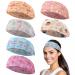 Eunikroko Nurse Headbands for Women Labor and Delivery Nurse Gift Week Girls Non-Slip Workout And Yoga Headbands 6 Pcs NICU Accessories for Work Elastic Hair Bands Gifts RN Doctors
