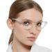 MARE AZZURO Cat Eye Computer Reading Glasses Women Blue Light Blocking Readers 0 100 125 150 175 200 225 250 275 300 350 400 500 600 (Transparent 3.5) Transparent 3.5 x