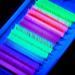 Neon Color Eyelash Extensions - 0.07mm D Curl 15mm Glow in the Dark Volume Lashes for Halloween & Christmas Parties - Buy Online on GoSupps.com