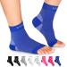 NEWZILL Plantar Fasciitis Socks with Arch Support BEST 24/7 Foot Care Compression Sleeve Eases Swelling & Heel Spurs Ankle Brace Support Increases Circulation (XXL Blue) XX-Large Blue