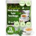Lavendium 75 HolyBasil Tea Bags 100% Natural & Pure Tulsi Holy Basil Leaves Loose Leaf Holy Basil Herbal Tea. Holy Basil Leaf Tea. No Sugar No Caffeine No Gluten Vegan.