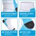 Compression Socks for Plantar Fasciitis - 6/7 Pairs, Men & Women, Low Cut Athletic Socks with Arch Support, L-XL Black/Blue - Buy Online on GoSupps.com