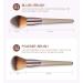 Professional 10-Piece Golden Makeup Brush Set - Premium Cosmetic Brushes for Face & Eyes - Buy Online on GoSupps.com