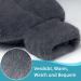 Tgkoddo Electric-Free Foot Warmer | 2L Hot Water Bottle for Cold Feet | 2-in-1 Heating Pad for Adults | Soft & Warm Grey Foot Warmer (40x36cm) - Buy Online on GoSupps.com