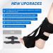 LISTENJIALE Plantar Fasciitis Night Splint - 2 Pack with Arch Support & 3 Adjustable Straps - Relief Brace for Foot Drop, Achilles Tendonitis (Black) - Buy Online on GoSupps.com