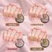 Mia Secret Rosegold Colored Acrylic Nail Art Powder Collection - 6PC | International Shipping Available - Buy Online on GoSupps.com