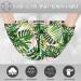 2-Pack Waterproof Reusable Shower Caps for Women - Palm Leaf and Leopard Design - Elastic Hem Turban Shower Caps for Long, Short, and Curly Hair - Ideal for Women and Girls - Buy Online on GoSupps.com