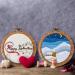 Caydo 4 Pieces 3.2 Inch Imitated Wood Embroidery Hoops for Art Craft and Sewing - Buy Online on GoSupps.com