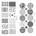 NICENEEDED Striped Geometric Theme Nail Art Stamping Kit wiht 6 PCS Nail Stamping Plates for Women Nail Art Tools Striped Geometric Pattern Nail Image Polish Template for Nail Decoration DIY Print Stytle 2 - Buy Online on GoSupps.com