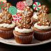 Whaline 24Pcs Christmas Cupcake Toppers Red Green Glitter Xmas Peppermint Candy Cupcake Picks for Xmas Holiday New Year Gathering Celebration Birthday Party Cake Decoration Supplies 8 Styles - Buy Online on GoSupps.com
