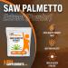 Saw Palmetto Extract Powder - 1000mg per Serving - Gluten Free - 250g (8.8 oz) - BulkSupplements - Buy Online on GoSupps.com