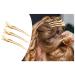 Mbsomnus 36-Piece Gold Duck Hair Clips - 9cm Alligator Clips for Hairdressing & Styling | Metal Compartment Clamps for Salon Use - Buy Online on GoSupps.com