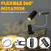 Luxvista Tortoise Heat Lamp 150W Reptile Heat Lamp with Clamp 360 Rotatable Basking Lamp with Switch for Turtle Chick Bearded Dragon Puppy Lizard with 2pack 50W UVA/B Heat Bulb - Buy Online on GoSupps.com
