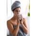 Everplush Quick Dry Hair Towel - Gray | Fast Drying Hair Wrap - Buy Online on GoSupps.com