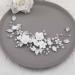 WiDream Silver Crystal Headband | Elegant Flower Leaf Headpiece | Wedding Hair Accessories for Brides Women & Girls - Shop Now! - Buy Online on GoSupps.com