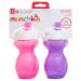 Munchkin Click Lock 9oz Sippy Cup 2 Pack - Bite Proof, Pink/Purple & White - Buy Online on GoSupps.com