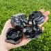 Xiannvxi 2 "Large Obsidian Stone Set 100% Waterstones Premium Premium Gemstones crystals natural stones healing stones mountain crystal plus stones 4PCS J-OBSIDIAN