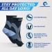 Compressa Ankle Brace for Men & Women - Premium Compression Sleeve for Joint Pain Relief Muscle Recovery Arthritis & Injury Support (3 Pairs - Buy Online on GoSupps.com