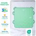 Improvia Fast Drying Bed Pad with Handles - Washable Waterproof Incontinence Inlays for Elderly & Bedridden - 34x36 Inches 6 Handles - Buy Online on GoSupps.com