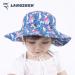LANGZHEN Baby Girls Beach Sun Hat with Chin Strap - Navy Flamingo, 6-12 Months - Buy Online on GoSupps.com