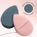 S&T INC. Face Scrubber Exfoliator | Reusable Makeup Remover Pads | Blue & Pink Facial Sponges | 2-Pack for Effective Face Wash - Buy Online on GoSupps.com