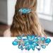 WLLHYF Flower Hair Clip - Vintage Rhinestone Barrette for Women & Girls (Sky Blue) - Buy Online on GoSupps.com