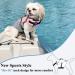 Vivaglory Sports Style Dog Life Jacket - Adjustable Durable Excellent Buoyancy Sakura Pink XS (43-51 cm) - Buy Online on GoSupps.com
