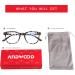 ANDWOOD Blue Light Blocking Glasses for Small Faces | Square Leopard Frame | Anti-Blue Light Lens | Unisex Teens and Adults - Buy Online on GoSupps.com