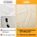 Large Overlocking Tufting Cloth | Primary Monk's Cloth for DIY Rug-Punch | 79x85 inch - Buy Online on GoSupps.com