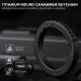 TISUR Titanium Round Carabiner Clip - Black Small Keychain D-Ring Spring Hook Key Ring - Buy Online on GoSupps.com