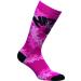 Nitro women's and girls' snowboard socks pink S CLOUD 3 SOCKS