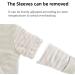 Chilsuessy Baby Sleeping Bag with Detachable Sleeves 3.5 Tog - Crown Design | 100% Cotton | Soft Sleep Bag for Infant/Toddler | 2-4 Years - Buy Online on GoSupps.com