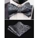 Alizeal Men's Adjustable Floral Paisley Suspenders Gray Interlocking Luggage & Elastic Y-Form Clip Set | International Shipping Available - Buy Online on GoSupps.com