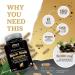 Maca Root 6000mg High Strength Complex with Peruvian Maca, Ginseng & Black Pepper - 180 Vegan Capsules - Buy Online on GoSupps.com