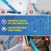 Holikme Dryer Vent Cleaner Kit - Vacuum Attachment Brush & Lint Remover - Blue - Buy Online on GoSupps.com