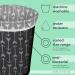 Planet Wise Small Pail Liner - Celestial Sea | Leak Proof 5 Gallon Garbage Bag | Reusable Diaper Genie Refill - Buy Online on GoSupps.com