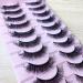 False Faux Mink Cat Eye 8D Wispy Lashes - 10 Pairs Pack for Dramatic Natural Look (15mm-8mm) - Buy Online on GoSupps.com