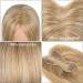 Mofasal Blonde Human Hair Topper 10 Inch - Women's Real Hair Toppers for Thinning Hair in 10/16# Dark Blonde with Light Blonde - Buy Online on GoSupps.com
