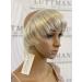 LUTTMANN Secret Hair Collection - Model: Short Style - Hair part in chemotherapy portable under the hat instead of wig (Silver -Gray)