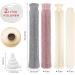 HomeWit XXL Heat Bottle - Long 2L Chenille Covers in Silver Gray & Dark Pink for Shoulder Neck & Bed - Buy Online on GoSupps.com