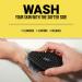 LEEF Silicone Bath and Body Brush | Exfoliating Body Scrubber for Dead Skin Removal | Massaging Bristles Improve Blood Circulation | Gentle for Women, Men, Kids, & Pets | 1 Pc, Black - Buy Online on GoSupps.com