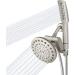 Waterpik High-Pressure Shower Wand & Rain Shower Head Combo - 12 Spray Modes, 8-Foot Hose, Brushed Nickel - Buy Online on GoSupps.com