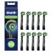 Oral-B CrossAction Toothbrush Head Black  CleanMaximiser Technology  10 Counts  Mailbox Sized Pack  7 g Yellow green 10 Count (Pack of 1)