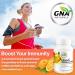 GNA Naturals Ultra Vitamin C 600mg + Bioflavonoids with Quercetin Dihydrate - Vitamin C Ascorbate Acid 120 V-Caps 4 Month Supply - Promotes Healthy Bones Gums & Teeth - Vitamin C Complex Supplement - Buy Online on GoSupps.com
